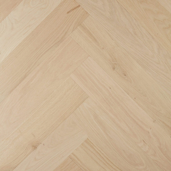 Preference Floors Timber Flooring De Marque European Oak Engineered Herringbone 600x120x21/6mm - Raw (Uncoated)