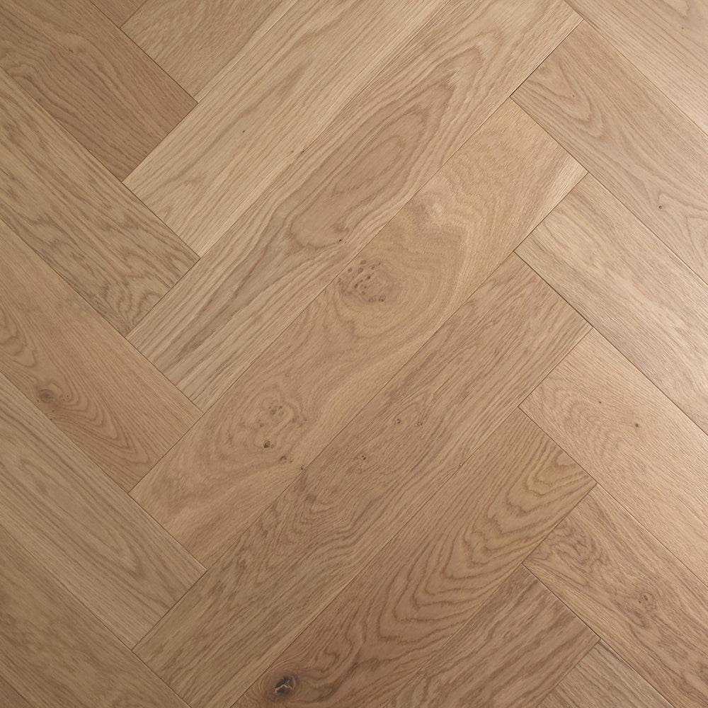 Preference Floors Timber Flooring De Marque European Oak Engineered Herringbone 600x120x21/6mm - Sauvignon