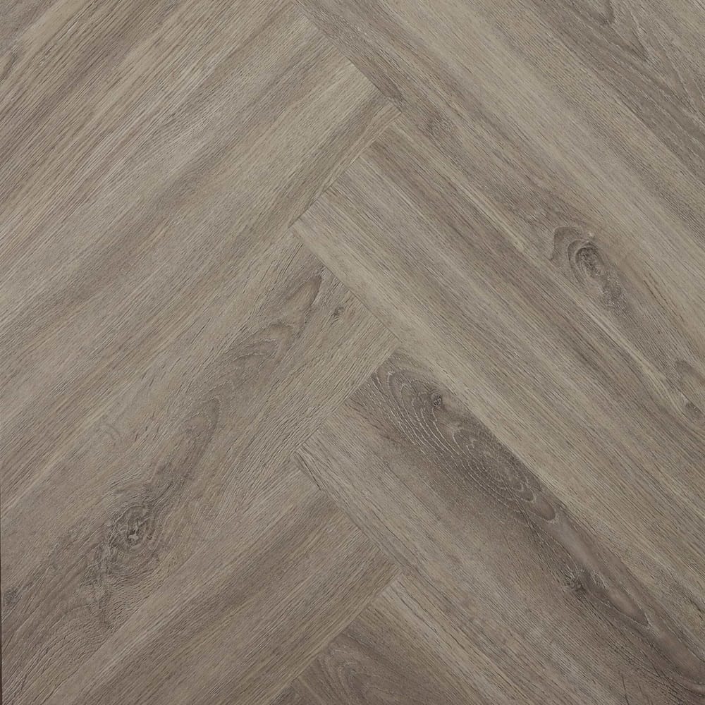 Preference Floors Timber Flooring Preference Easi-Plank SPC Herringbone Hybrid Floor 625 x 125 x 7.5mm - Grey Stone