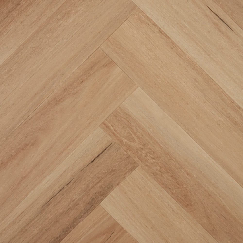 Preference Floors Timber Flooring Preference Easi-Plank SPC Herringbone Hybrid Floor 625 x 125 x 7.5mm - Natural Blackbutt