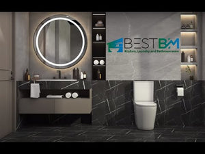 T6088RT-MB – VERA Tornado-Rimless Toilet Suite in Matt Black