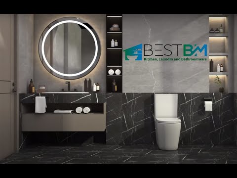 T6088RT-MB – VERA Tornado-Rimless Toilet Suite in Matt Black