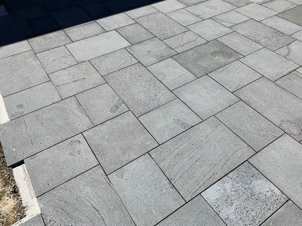 Roman Tile Basalt Bluestone French Pattern 20mm
