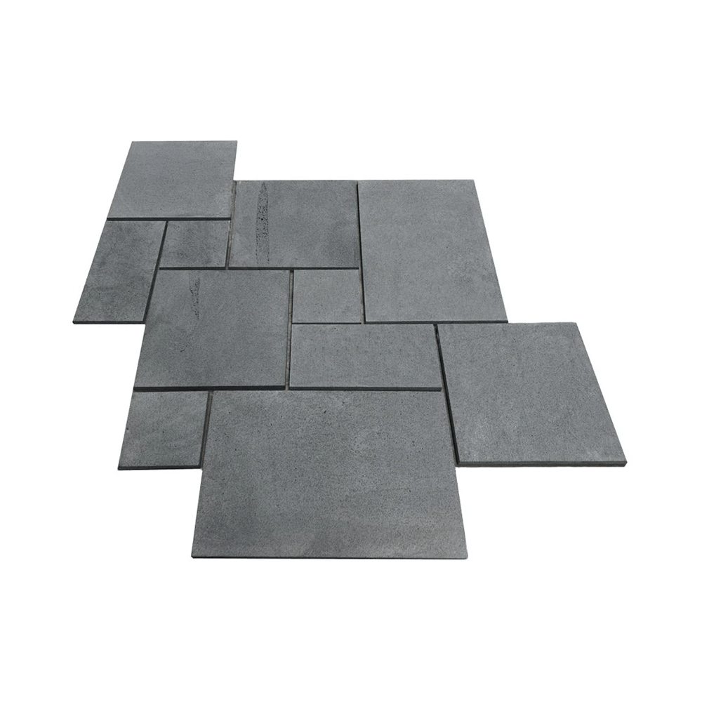 Roman Tile Basalt Bluestone French Pattern 20mm
