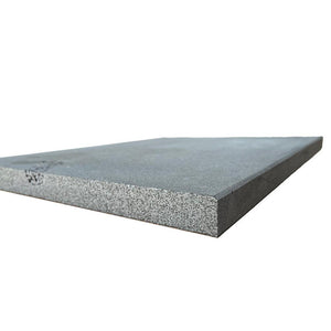 Roman Tile Basalt Bluestone Sawn 400 grit Coping Tile - Square Bevel 400x600x30mm