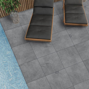 Roman Tile Basalt Bluestone Sawn 400 grit Tile 300x600x20mm