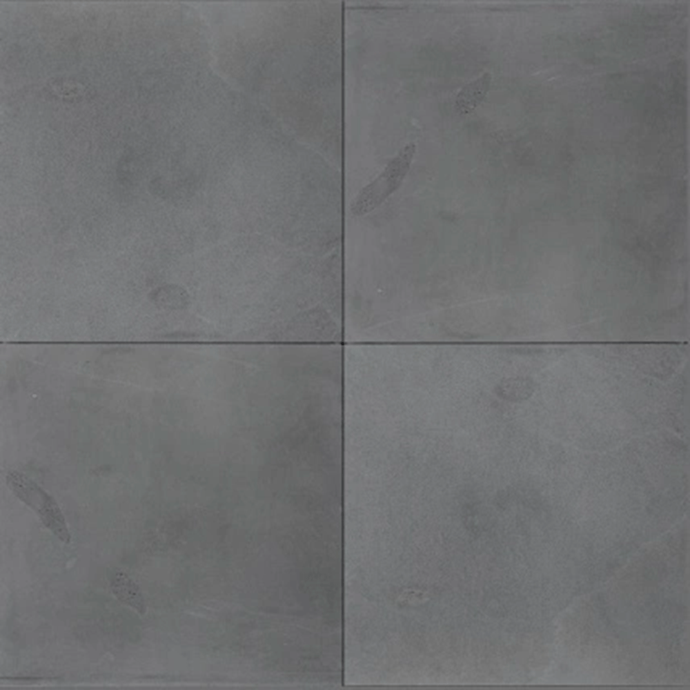 Roman Tile Basalt Bluestone Sawn 400 grit Tile 600x600x20mm