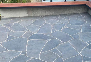 Roman Tile Basalt Bluestone Sawn Crazy Paving 20mm