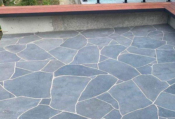 Roman Tile Basalt Bluestone Sawn Crazy Paving 20mm