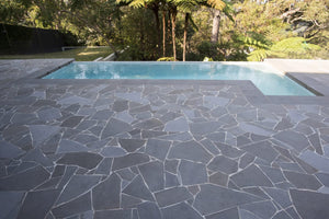 Roman Tile Basalt Bluestone Sawn Crazy Paving 20mm