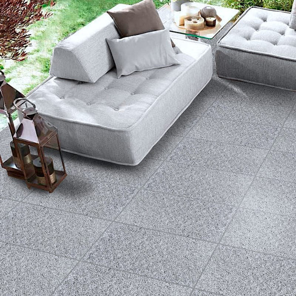 Roman Tile Granite Ash Grey Flamed Tile G654 300x600x20mm