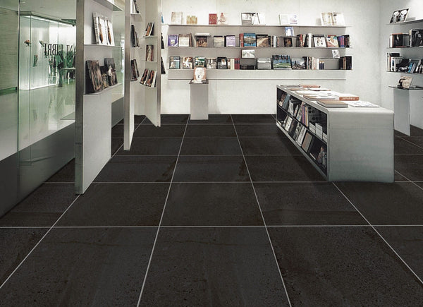 ET Tile Alps Black Matt Tile 300x300mm