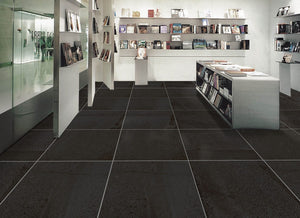 ET Tile Alps Black Matt Tile 300x600mm