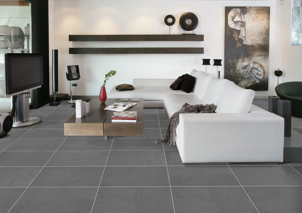 ET Tile Alps Dark Grey Matt Tile 300x600mm