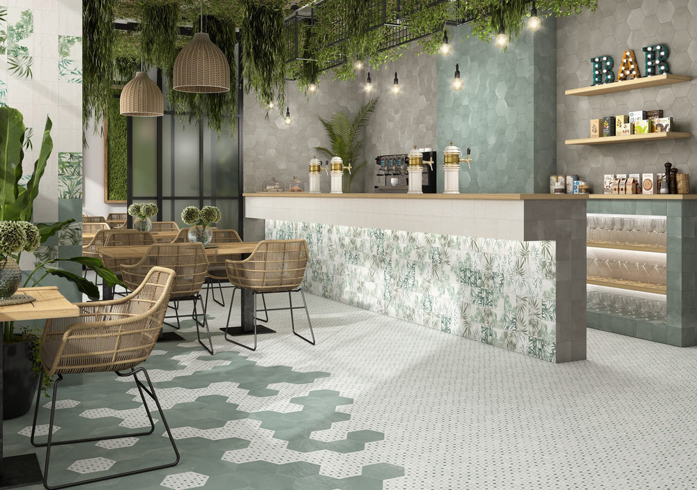 Berlin Grey Matt Pattern Tile 147X147mm