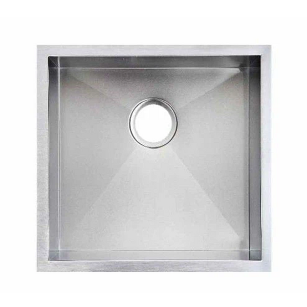 TWMPS440 440X440X205MM STAINLESS STEEL HANDMADE SINGLE BOWL SINK