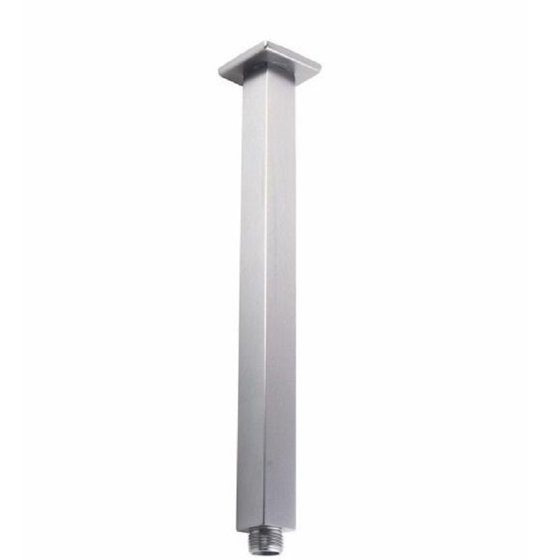 CH0117.SA SQUARE CHROME CEILING SHOWER ARM 400MM
