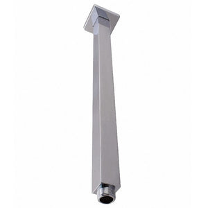 BU0117.SA SQUARE BRUSHED NICKEL CEILING SHOWER ARM 400MM