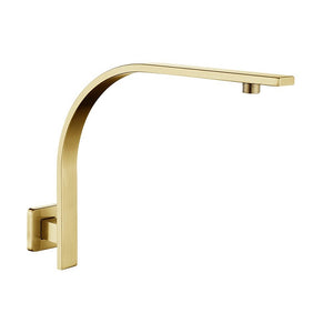 SE29.04 Brushed Yellow Gold Gooseneck Wall Mounted Shower Arm