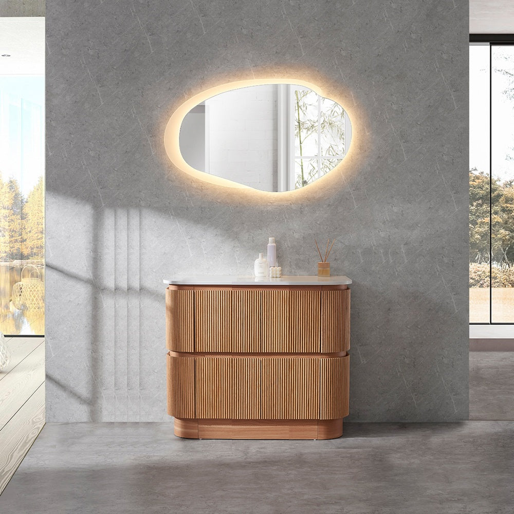 Hudson 900mm Floor Standing Rosewood Vanity SK68-900A6