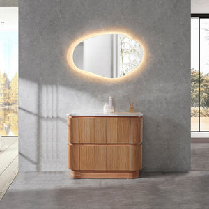 Hudson 900mm Floor Standing Rosewood Vanity SK68-900A6