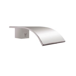 SP05.05 Esperia Brushed Nickel Square Bath Spout