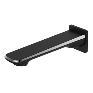 SP10.03 Esperia Matte Black & Chrome Bath Spout