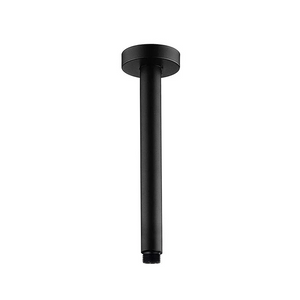 OX0125.SA ROUND BLACK CEILING SHOWER ARM 300MM