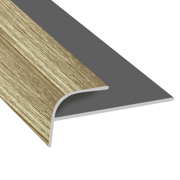 Timber Flooring Metal Junior Stair Trim - CC WEATHERED OAK