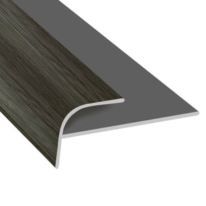 Timber Flooring Metal Junior Stair Trim - EL DARK GREY