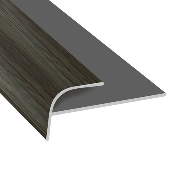 Timber Flooring Metal Junior Stair Trim - EL DARK GREY