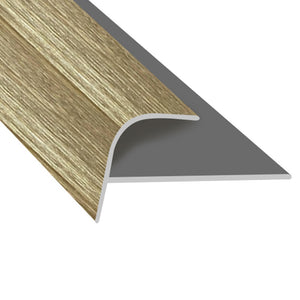 Timber Flooring Metal Senior Stair Trim - CC WEATHERED OAK