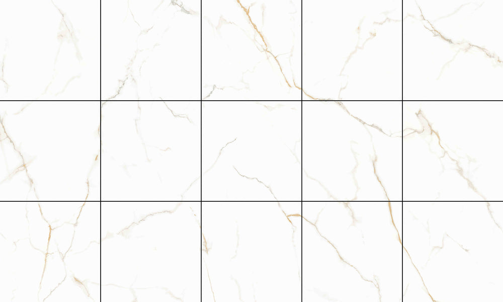 Statuario Gold Polished Tile 600x600mm