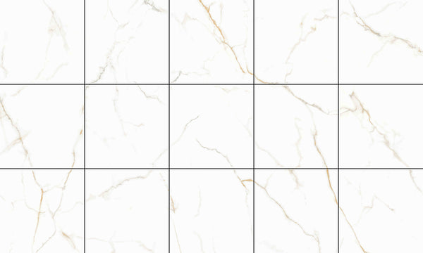 HF Tile Statuario Gold Soft Matt Tile 600x600mm