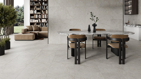 SWC Tile LIM LGY60HS	LIMESTONE LIGHT GREY 600X600 SILK