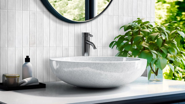SWC Tile MAL WHI255G MALLORCA WHITE 50X250 GLOSS