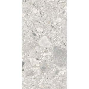 SWC Tile TCP LGY36GU TERRAZZO CEPPO LIGHT GREY 300X600 GlOSS