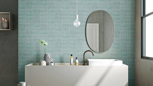 SWC Tile Luxe Mint Matt Subway Tile 76x152x9mm