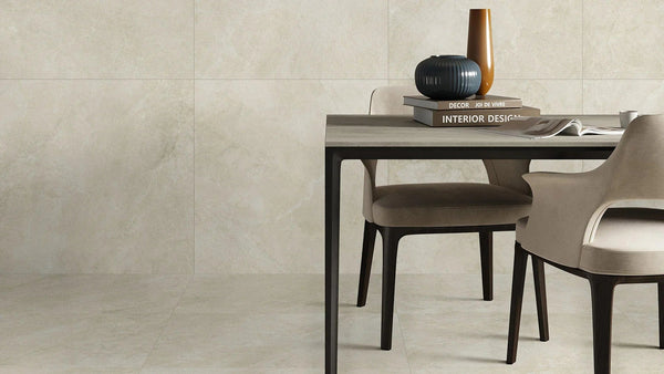 SWC Tile Memory Beige Matt P4 Stone Look Tile 600x600mm