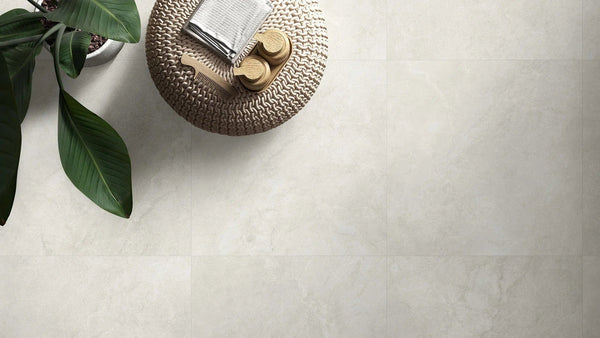 SWC Tile Memory Bianco Matt P4 Stone Look Tile 600x600mm