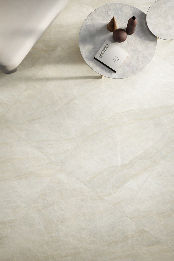 HF Tile Taj Mahal Ivory StoneTouch Tech Tile 600x600mm