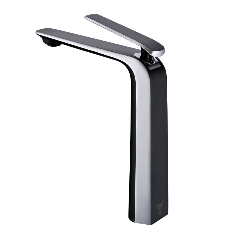 TBT35.03 Esperia Matte Black & Chrome Tall Basin Mixer
