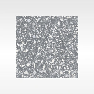 HF Tile Terrazzo Grey Matt Tile 600x600mm