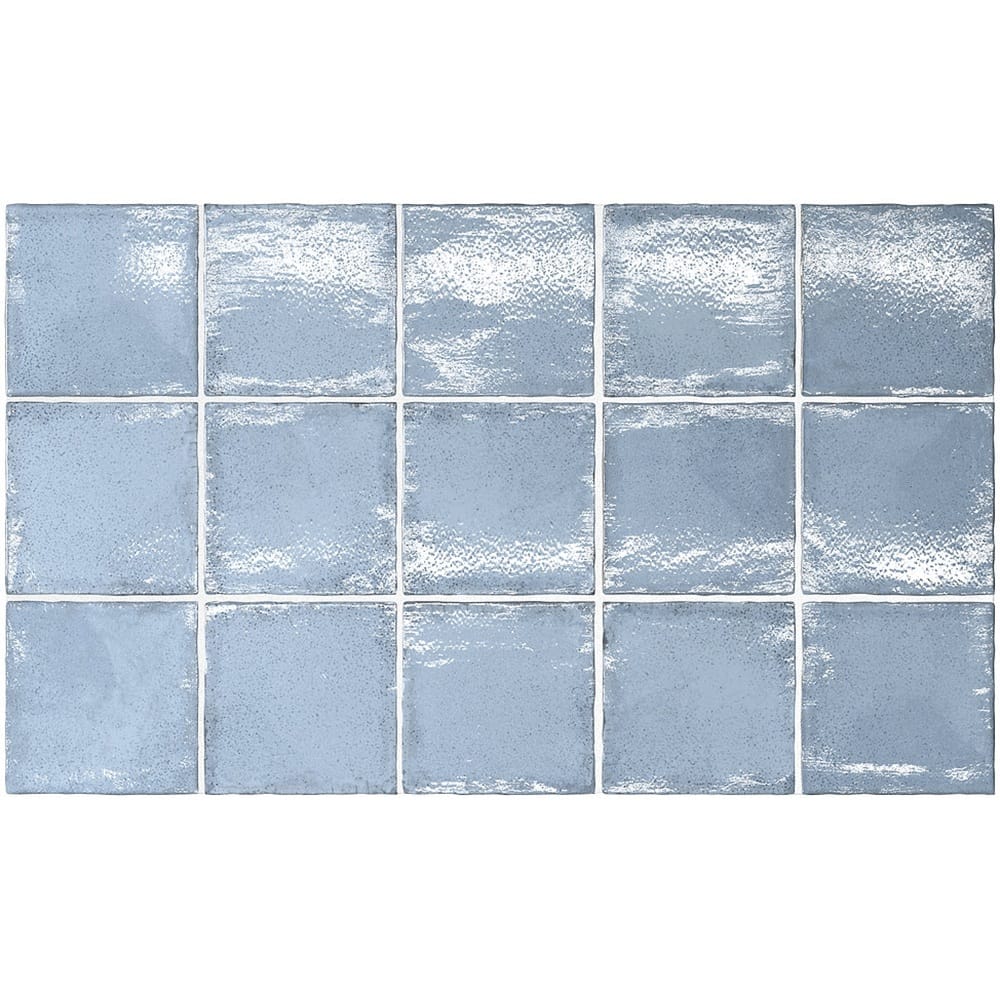 THEO DI Tile Altea Ash Blue 100x100mm Spanish wall tiles