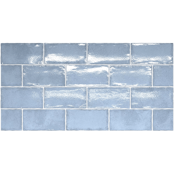 THEO DI Tile Altea Ash Blue 75x150mm Spanish wall tiles