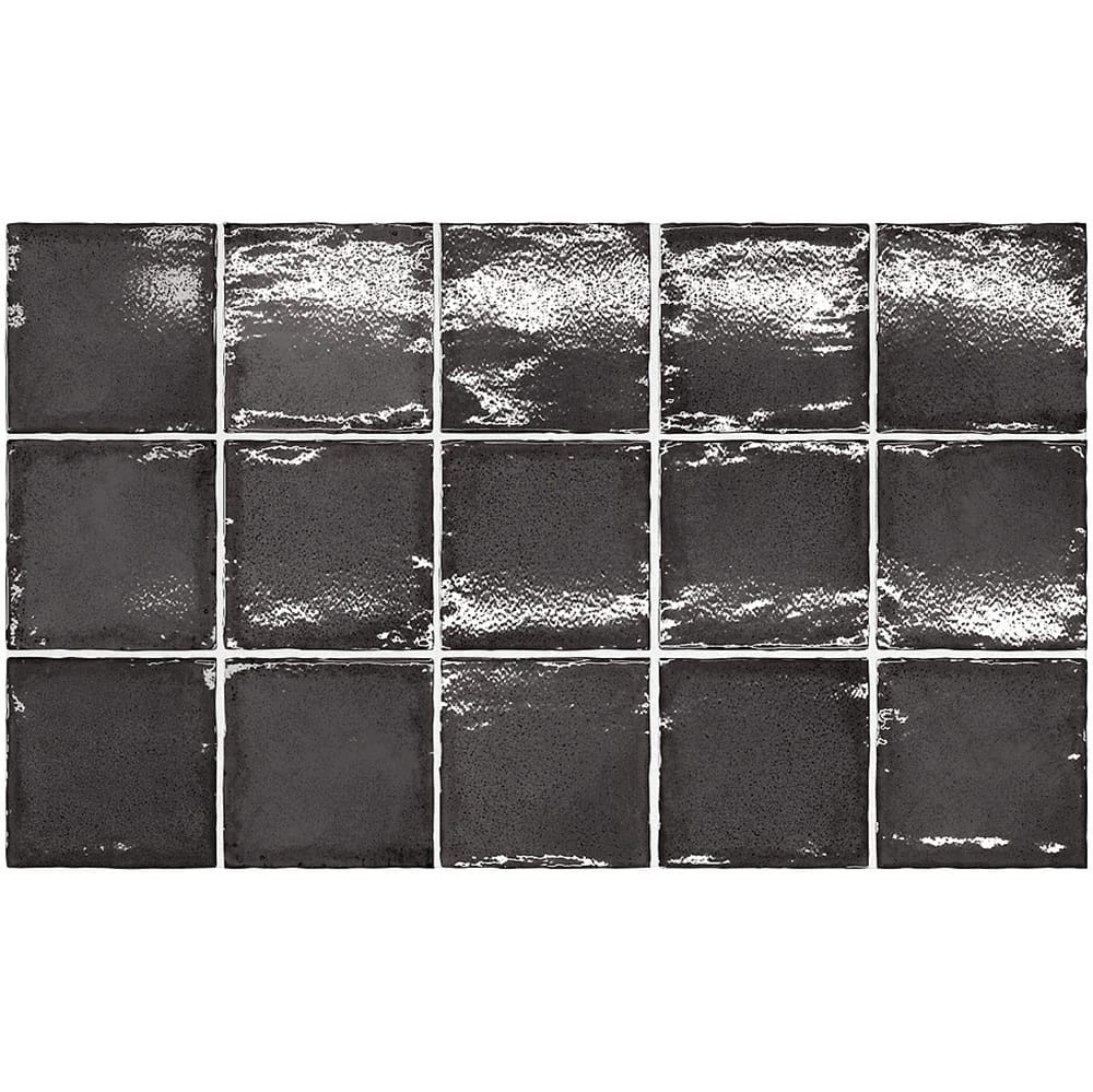 THEO DI Tile Altea Black 100x100mm Spanish wall tiles