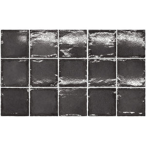 THEO DI Tile Altea Black 100x100mm Spanish wall tiles