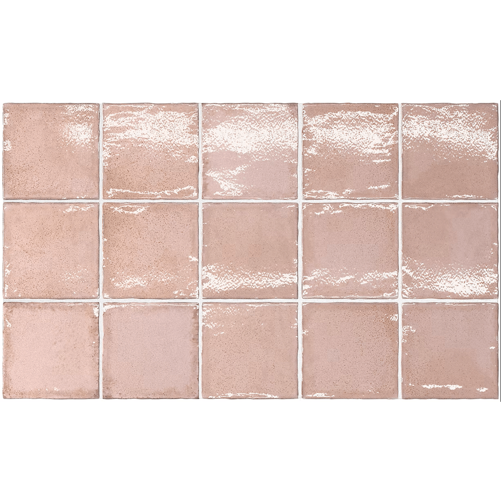 THEO DI Tile Altea Dusty Pink 100x100mm Spanish wall tiles