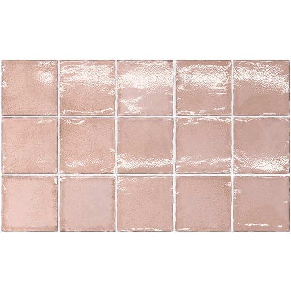THEO DI Tile Altea Dusty Pink 100x100mm Spanish wall tiles