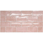 Altea Dusty Pink 75x150mm Spanish wall tiles